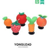 饰鞋 新款 扣水果配件 花鞋 上卡通3D立体草莓萝卜可爱装 洞洞鞋 配饰鞋