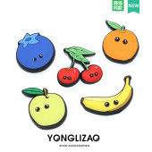 鞋 新款 花 花配饰洞洞鞋 饰卡通扣配件卡洛驰智必星多彩水果 Crocs鞋