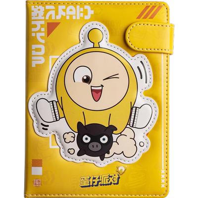 正版蛋仔派对笔记本磁扣手账本