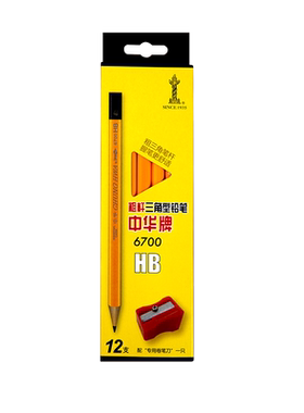 中华牌矫正握姿粗杆学龄前铅笔