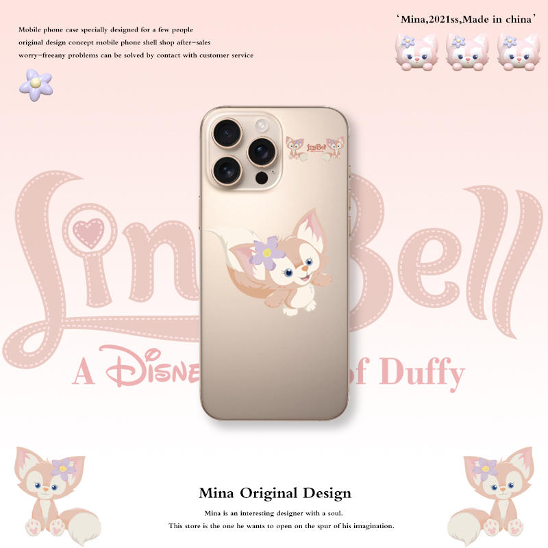 卡通可爱玲娜贝儿透明手机壳！