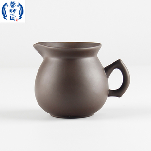 高陂馨明园陶瓷原矿紫陶公道杯茶海功夫茶分茶器奶壶200ml滤茶壶