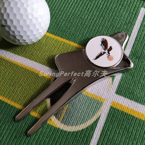 人体工程学高尔夫球叉磁老鹰马克