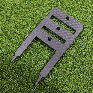 高尔夫碳纤维果岭球门尖头大中小3个推杆起始线速度训练辅助用品
