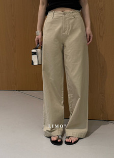 2026春季 百搭ins高腰显瘦直筒休闲裤 新款 洋气时尚 女 韩版 LIMO正版