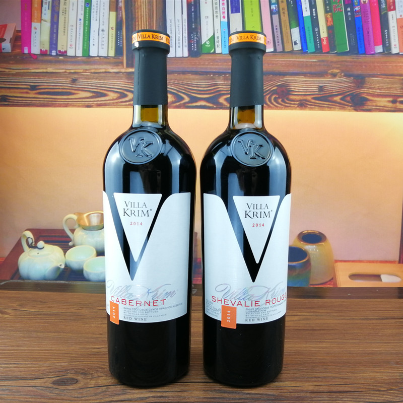 俄罗斯原装进口大V葡萄酒干红 半甜红 葡萄酒750