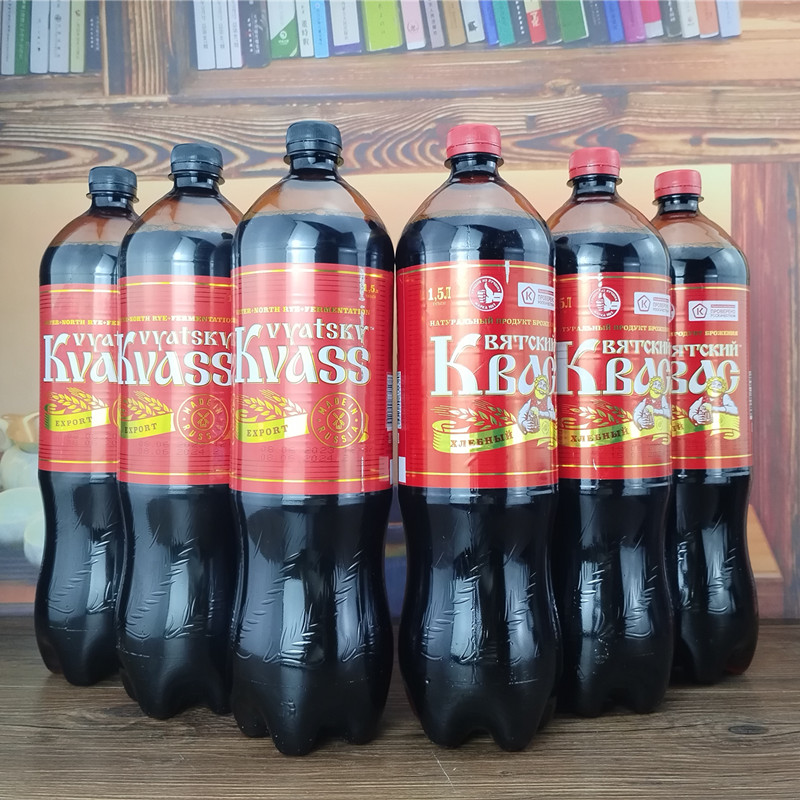 俄罗斯格瓦斯饮料面包味原味黑麦