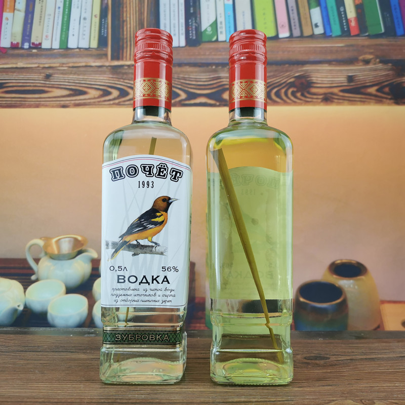 进口伏特加酒内含牛尾草飞鸟白酒