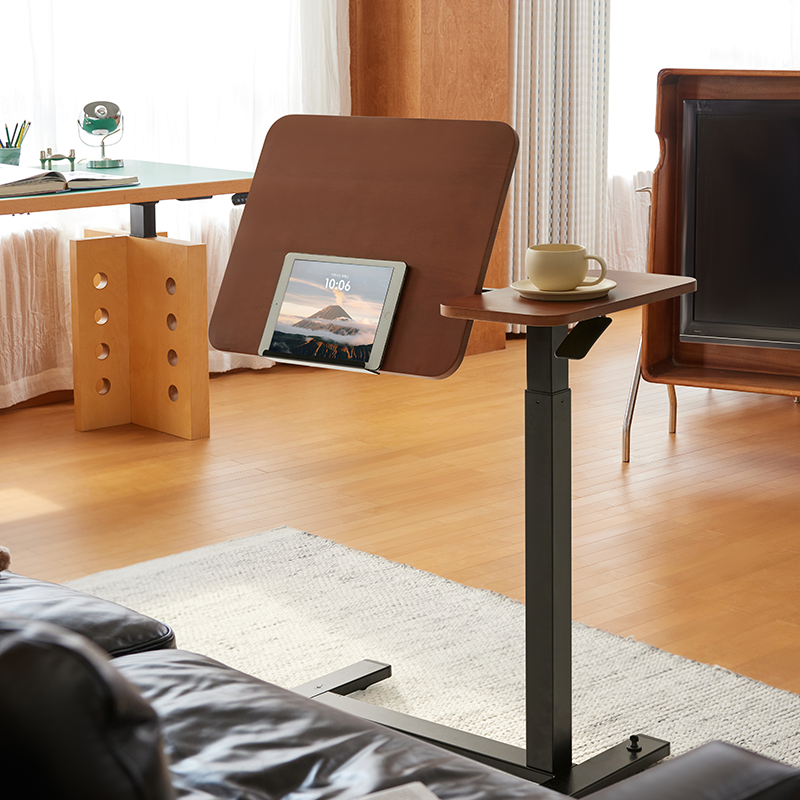 网易严选实木床边桌任意桌升降电脑桌可移动办公书桌桌边桌写字桌