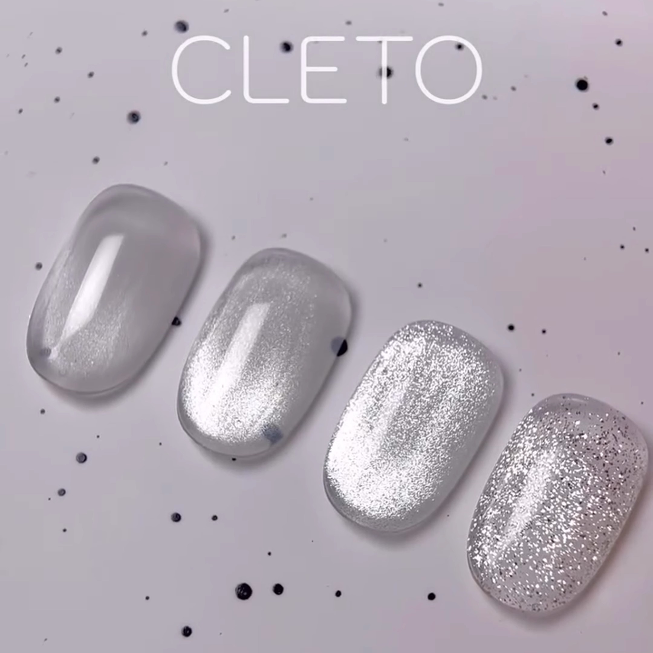 日本CLETO美甲透色猫眼胶