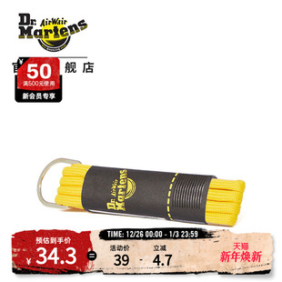 通用搭配女马丁靴鞋 Laces秋季 带 Round Dr.Martens马丁博士65cm