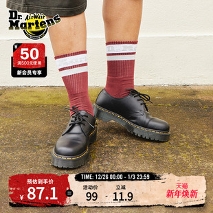 Dr.Martens马丁博士Athletic Sock男女秋透气有机棉混纺袜子 Logo