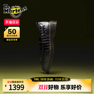 玛丽珍鞋 W女舒适百搭软皮黑色皮鞋 Dr.Martens马丁博士Elphie