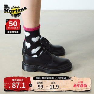 新款 Sock秋季 舒适百搭透气爱心袜子 Fur Dr.Martens马丁博士Faux
