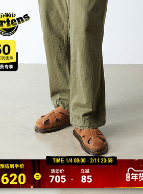 Dr.Martens马丁博士Reference Archive Sandal2025新款夏杏色凉鞋