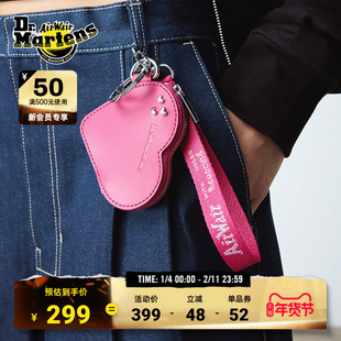 Dr.Martens马丁博士Heart Keyring新款休闲可挂件迷你爱心零钱包