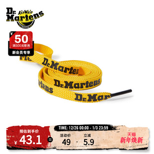 通用搭配女马丁靴鞋 Laces秋季 带 Flat Dr.Martens马丁博士140cm