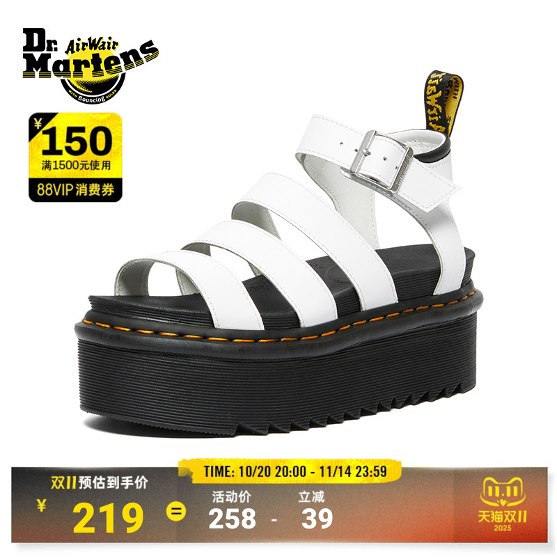 Drmartens厚底罗马凉鞋