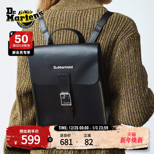 Dr.Martens马丁博士Mini 邮差包光面皮女双肩包 Backpack英伦秋季