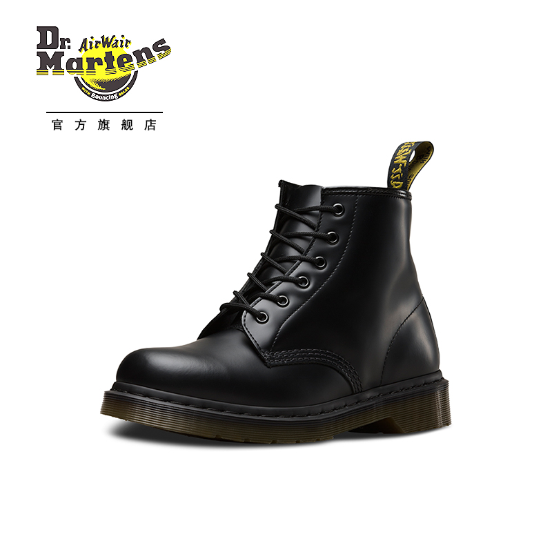 Dr£®MartensÂíÍ¡²©Ê¿¾µä¹âÃæÆ¤6¿×Âí¶¡Ñ¥¸´¹Å18пîÄÐŮͬ¿î