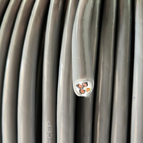 DUFLEX/CEP 4G  PUR聚氨酯灰色外护套 高柔性拖链电缆 0.6/1kv