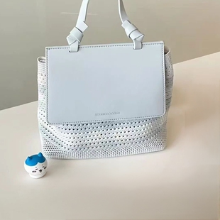 CHARLES&KEITH春夏小CK11-60782356时尚拼色编织包双肩背包女