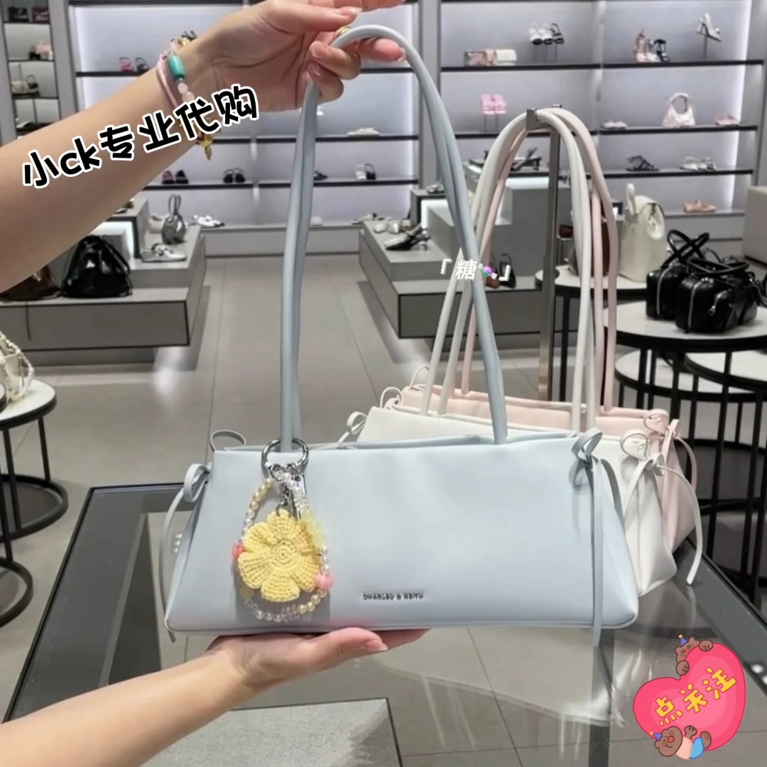 CHARLES&KEITH25夏CK2-20160193情人节定蝴蝶结腋下单肩手提包女