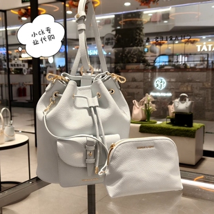 60151619荔枝纹抽绳水桶包子母双肩包 CHARLES＆KEITH26夏新小CK2