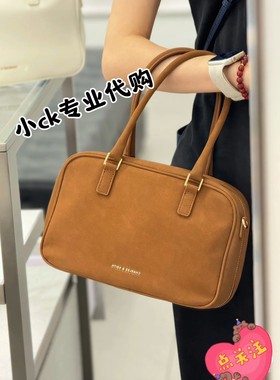 CHARLES&KEITH 25夏季新CK2-30271398单肩斜挎手提波士顿包女包