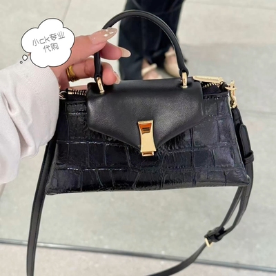 CHARLES＆KEITH26新小CK6-40770761-1简约鳄鱼纹迷你手提斜挎包
