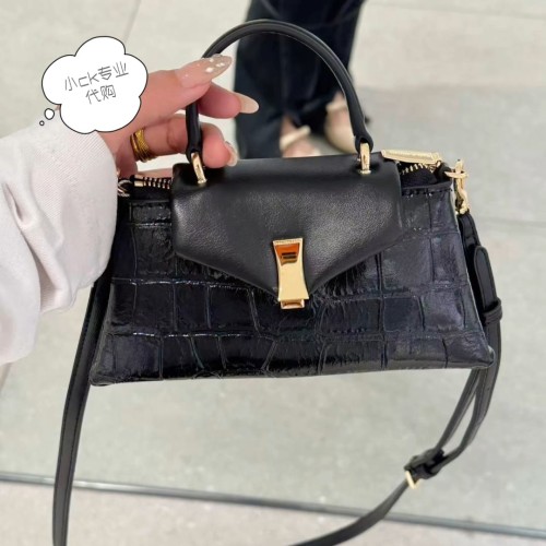 CHARLES＆KEITH26新小CK6-40770761-1简约鳄鱼纹迷你手提斜挎包