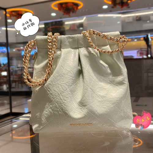 CHARLES&KEITH 秋冬小CK2-60782390迷你双肩流浪包托特包女包