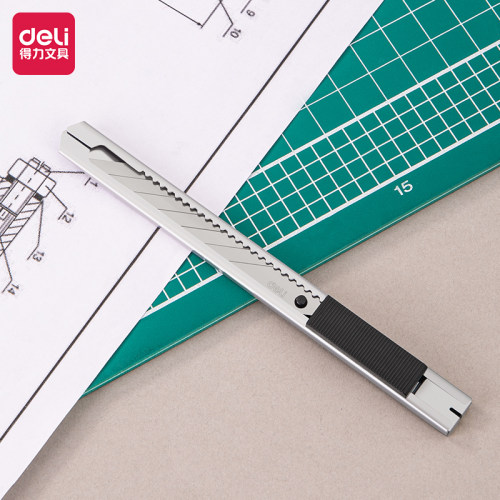 2034美工刀得力不锈钢刀架