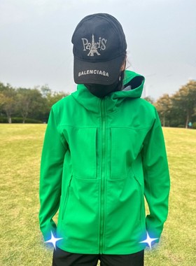 幻靓风台州三门软壳加绒压胶GAMA冲锋衣外套连帽防风休闲男女同款