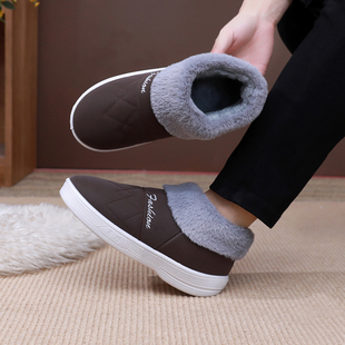 棉鞋家居鞋包跟棉拖鞋女过冬老人男月子鞋冬季加绒女棉鞋舒适