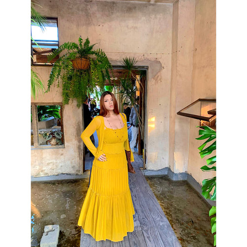 旅游度假风氛围感大摆裙连衣裙