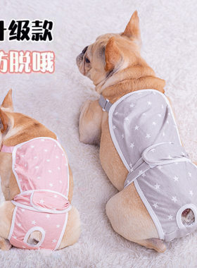 法斗母狗狗生理裤女泰迪柯基小狗巴哥犬月经期宠物安全裤大姨妈