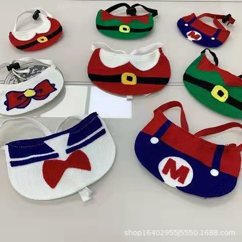 外贸跨境可爱小狗狗宠物用品衣服三角巾猫咪围脖围嘴围巾泰迪装饰