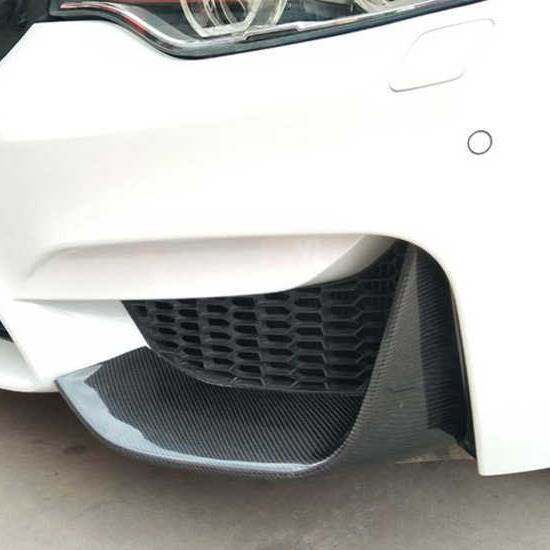 BFB适用宝马F80 F82 M3 M4改装performance款碳纤维前下巴 前包角