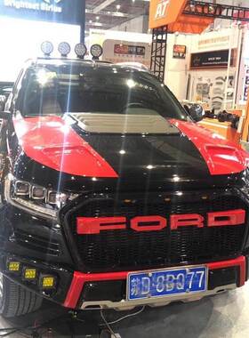 适用福特RANGER 撼路者EVEREST三透镜大灯高亮LED天使眼大灯总成