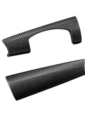 适用宝马Mini CooperF55真碳纤维中控显示仪表饰条改装贴件汽配