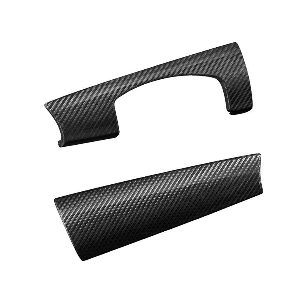 适用宝马Mini CooperF55真碳纤维中控显示仪表饰条改装贴件汽配