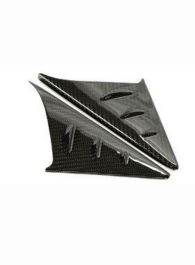 适用2019-IN年的丰田SUPRA A90 A91 牛魔王内饰干碳纤维柱三角