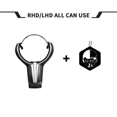 适用于BMW宝马M2F87F80F82碳纤维方向盘汽车内饰改装丁字替换件