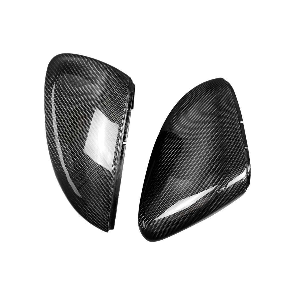 适用于大众高尔夫7 MK7 7.5 GTI 凌渡碳纤维后视镜镜壳镜罩替换件