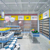 店展架蓝色纷享好物展示架好多宝连锁店精品店货架 店多元 2元 店3元