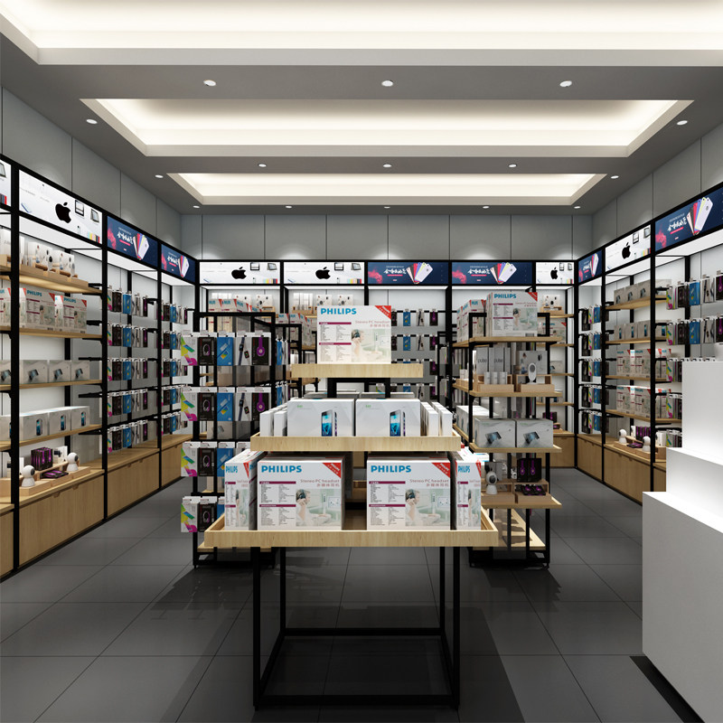 名创款优品货架手机配件展示柜数码展柜精品展柜展厅展示架边柜