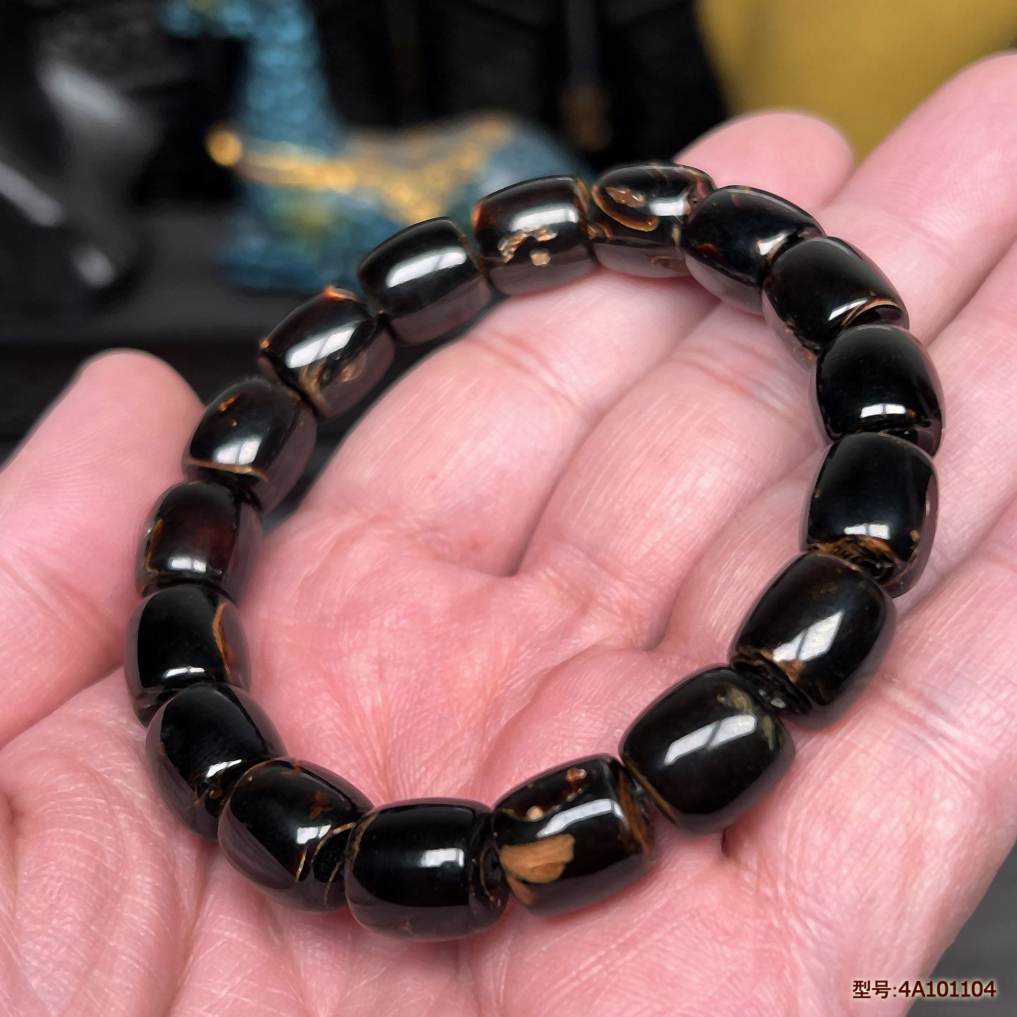 保真天然海柳手串文玩桶珠转运珠情侣礼物手饰手链10X11mm金丝纹,特色手工艺,佛珠手链,淘宝优惠券,粉丝福利购,淘宝优惠卷