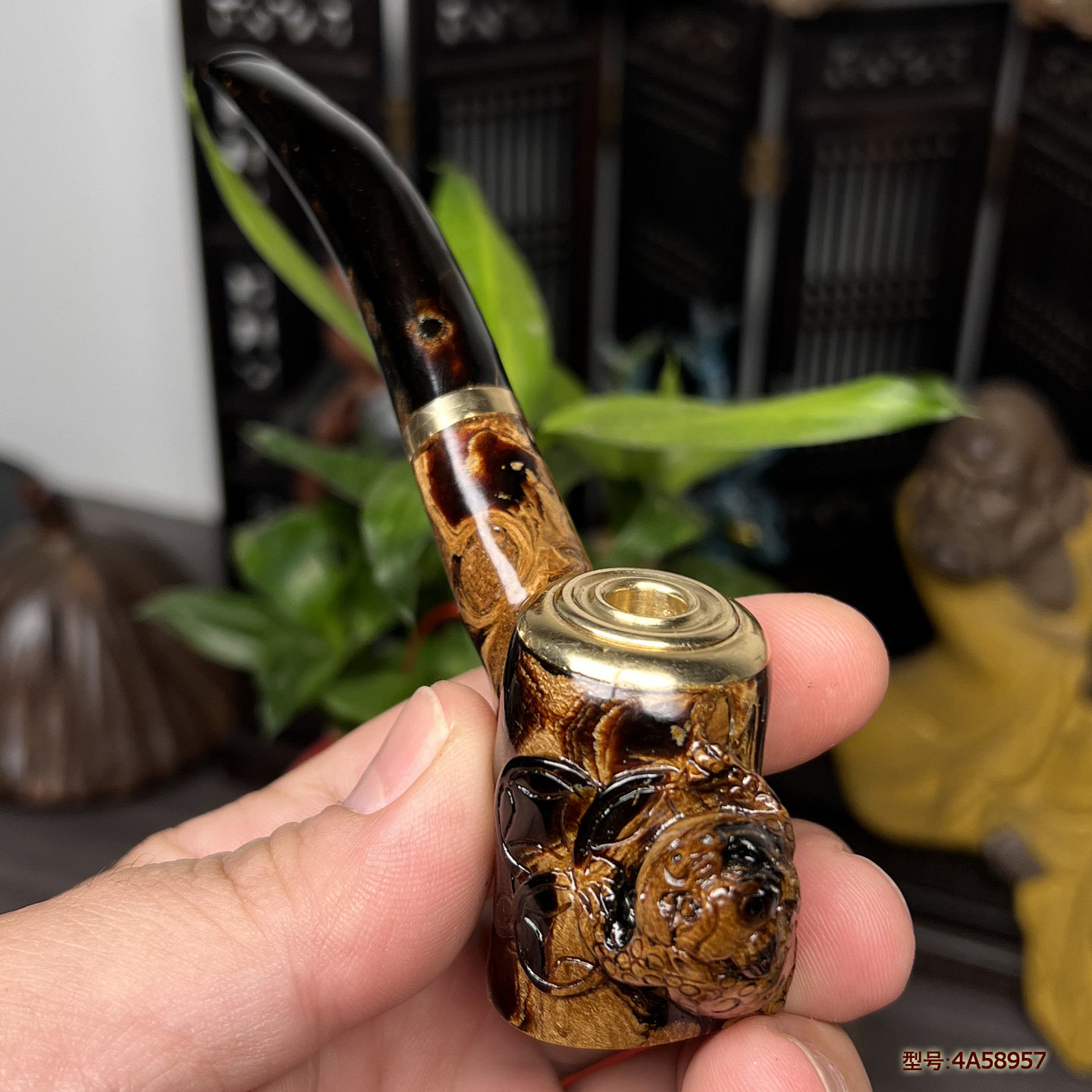 天然海柳烟斗粗中细通用