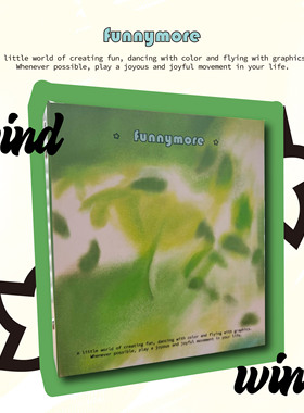 funnymore印 手绘追风 自由 小卡收纳 相册集